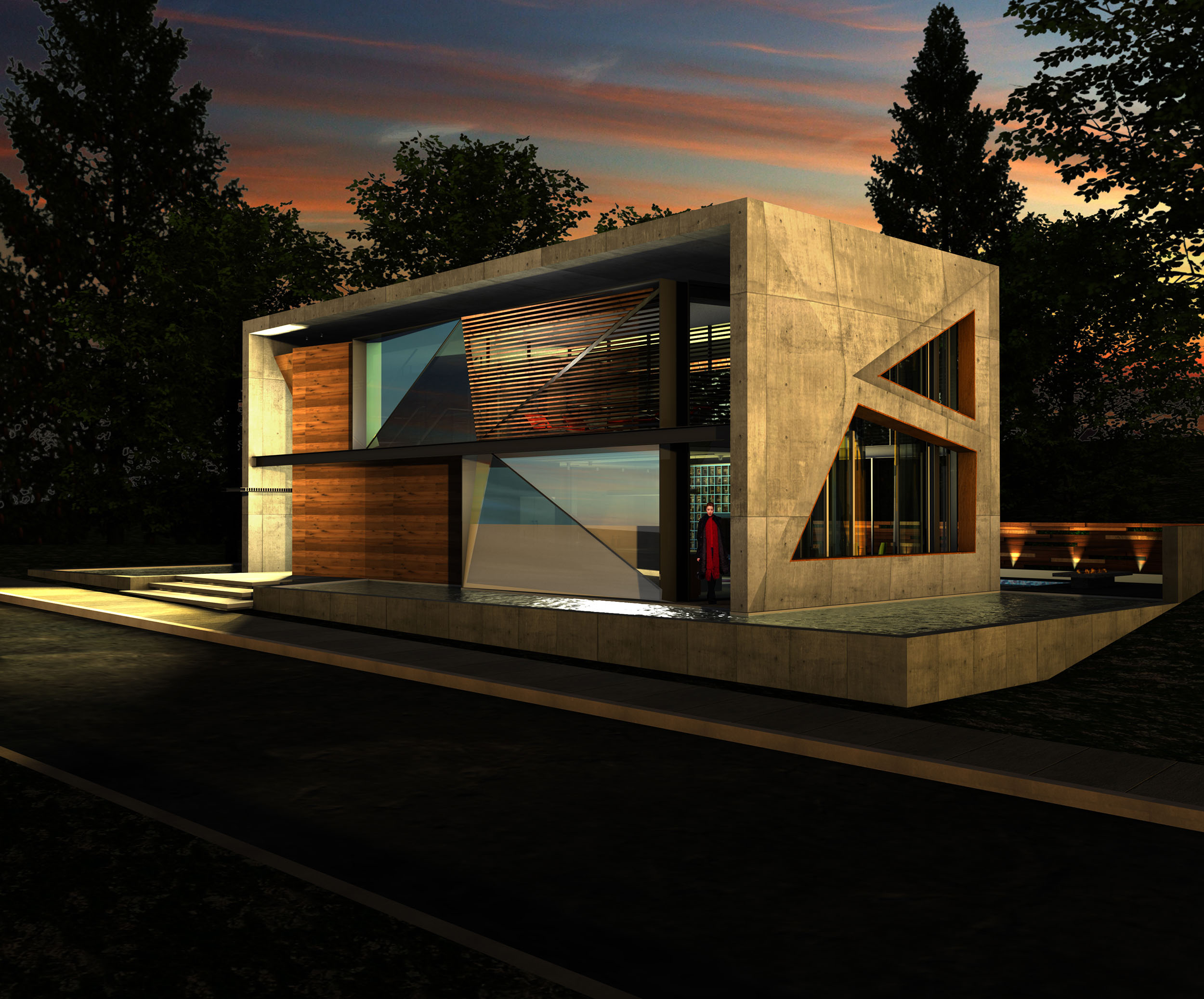 concept for a suburban home